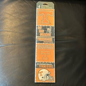 University of Tennessee Volunteers absorbent stone coasters NWT go big orange